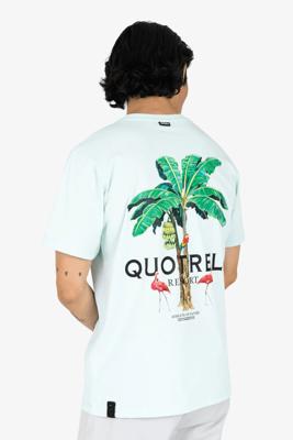 Quotrell Resort T-Shirt Heren Turquoise - Maat S - Kleur: Turquoise | Soccerfanshop