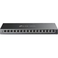 TP-Link TL-SG116P netwerk-switch Unmanaged Gigabit Ethernet (10/100/1000) Zwart - thumbnail