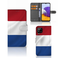 Samsung Galaxy A22 4G | M22 Bookstyle Case Nederlandse Vlag