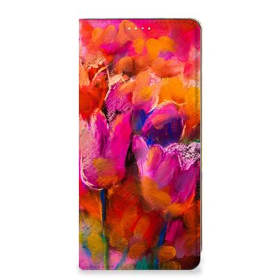 Bookcase Samsung Galaxy A71 Tulips Bookcase Samsung Galaxy A71 Tulips