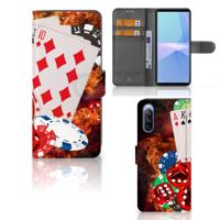 Sony Xperia 10 III | Wallet Case | met Pasjes | Casino