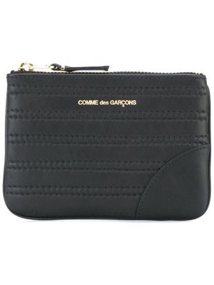 Comme Des Garçons Wallet porte-monnaie embossé - Noir