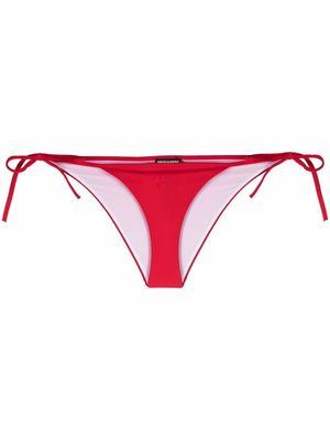 DSQUARED2 bas de bikini à logo Icon imprimé - Rouge