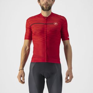 Castelli Insider spinning shirt korte mouw rood heren S