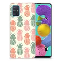 Samsung Galaxy A51 | Siliconen Case | Ananas
