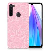 Xiaomi Redmi Note 8T | TPU Case | White Flowers