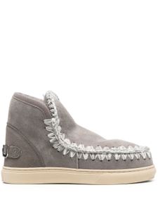 Mou bottes Eskimo en daim - Gris