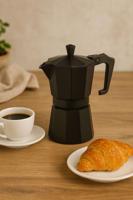 Caffettiera italiana - PEZZETTI - ITALEXPRESS - Alluminio - 3 tazze - Nero