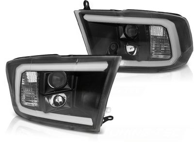 Tuning-Tec Koplampen met parkeerlicht DODGE RAM 09-18 ZWART Tuning-Tec Koplampen met parkeerlicht DODGE RAM 09-18 ZWART