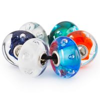 Trollbeads TGLBE-00235 Set Kralen Eindeloze Universum zilver-glas