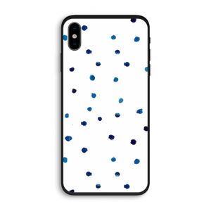Blauwe stippen: iPhone XS Biologisch afbreekbaar hoesje