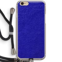 Majorelle Blue: iPhone 6 / 6S Transparant Hoesje met koord