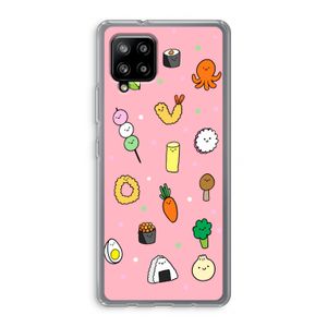 Happy bento friends: Samsung Galaxy A42 5G Transparant Hoesje