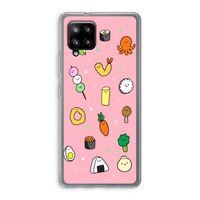 Happy bento friends: Samsung Galaxy A42 5G Transparant Hoesje