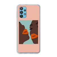 Orange lips: Samsung Galaxy A32 4G Transparant Hoesje