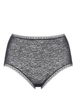 ERES culotte taille-haute à empiècements en dentelle - Noir