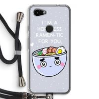 I'm A Hopeless Ramen-Tic For You: Pixel 3a Transparant Hoesje met koord