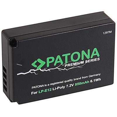 Canon LP-E12 accu (Patona Premium)