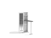 Opklap strijkplank met spiegel