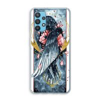 Golden Raven: Samsung Galaxy A32 4G Transparant Hoesje