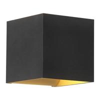 Searchlight Wall Wandlamp Vierkant - H 9,7 cm - Zwart / Goud Searchlight Wall Wandlamp Vierkant - H 9,7 cm - Zwart / Goud