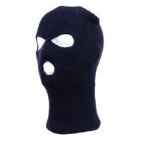 Bivakmuts / balaclava - driegaats winter muts - donkerblauw - volwassenen