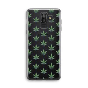 Weed: Samsung Galaxy J8 (2018) Transparant Hoesje