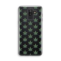 Weed: Samsung Galaxy J8 (2018) Transparant Hoesje - thumbnail