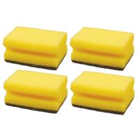 Benson Schuursponsjes - 4x stuks - met nagelbescherming - sterke reiniging