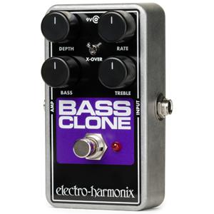 Electro-Harmonix BASS CLONE effectenpedaal Zwart, Paars, Zilver