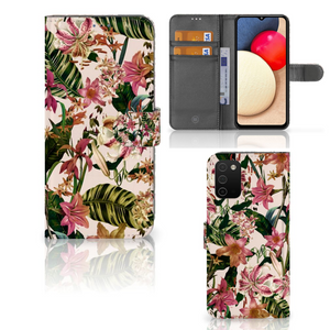 Samsung Galaxy A03s Hoesje Flowers