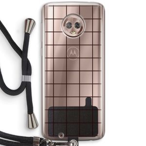 Rooster: Motorola Moto G6 Transparant Hoesje met koord