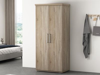 Kast MILMA 2 deuren 80 cm (garderobekast) sonoma Kast MILMA 2 deuren 80 cm (garderobekast) sonoma