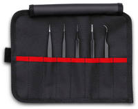 Knipex ESD Universele Pincetten-Set | ESD | 5-Delig - 92 00 01 ESD Knipex ESD Universele Pincetten-Set | ESD | 5-Delig - 92 00 01 ESD
