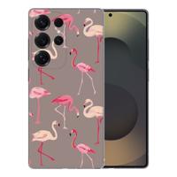 TPU Hoesje Samsung Galaxy S25 Ultra - Flamingo Backcover