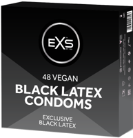 EXS Black Latex Condooms 48 stuks