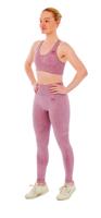 Xtreme Sportswear Dames Sportset - Sportlegging + Sporttop - Roze-XL