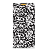 Samsung Galaxy M52 Smart Cover Black Flowers