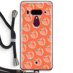 Just peachy: HTC U12+ Transparant Hoesje met koord