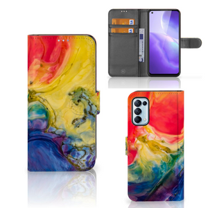 Hoesje OPPO Find X3 Lite Watercolor Dark