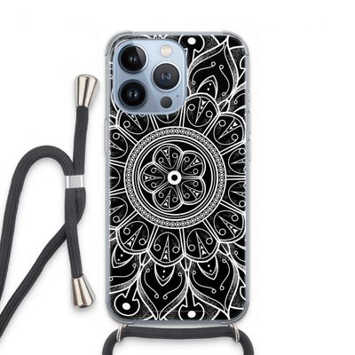 Roses Are Red: iPhone 13 Pro Transparant Hoesje met koord