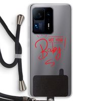 Not Your Baby: Xiaomi Mi Mix 4 Transparant Hoesje met koord