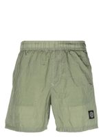 Stone Island short de bain à patch Compass - Vert