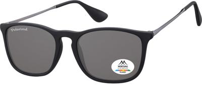 Zonnebril montana met smoke polar glas mtl zwart