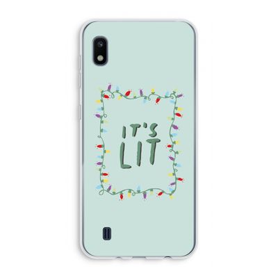 It's Lit: Samsung Galaxy A10 Transparant Hoesje