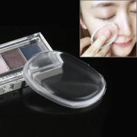 Quadrangle vormige grote schoonheid gezichts make-up transparante Silicone glad poeder crème Puff(Transparent)