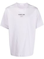 Helmut Lang t-shirt en coton à logo imprimé - Violet