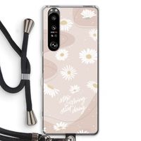 Daydreaming becomes reality: Sony Xperia 1 III Transparant Hoesje met koord