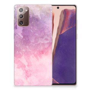 Hoesje maken Samsung Note 20 Pink Purple Paint