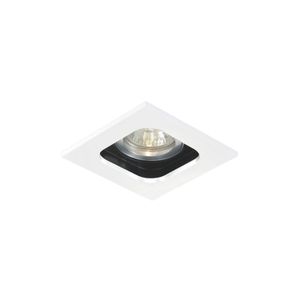 Inbouwspot BWS Led Vierkant 10x10 cm Aluminium Wit Boss & Wessing